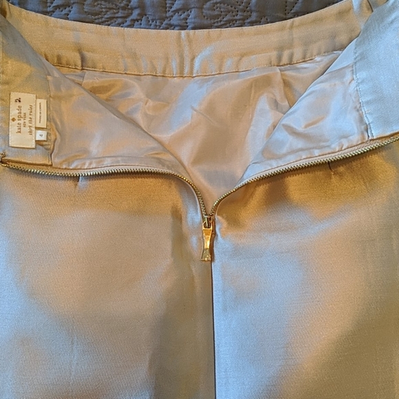Kate Spade Champagne Silk Skirt - Picture 4 of 6